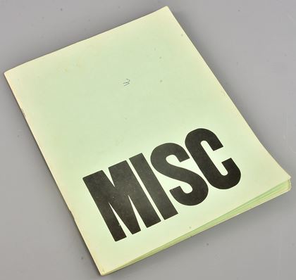 Buchla-MISC magazine (Morton Subotnick!)